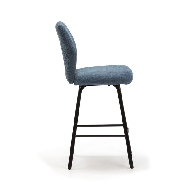 Světle modré barové židle v sadě 4 ks 65 cm Bei – Marckeric-image-3