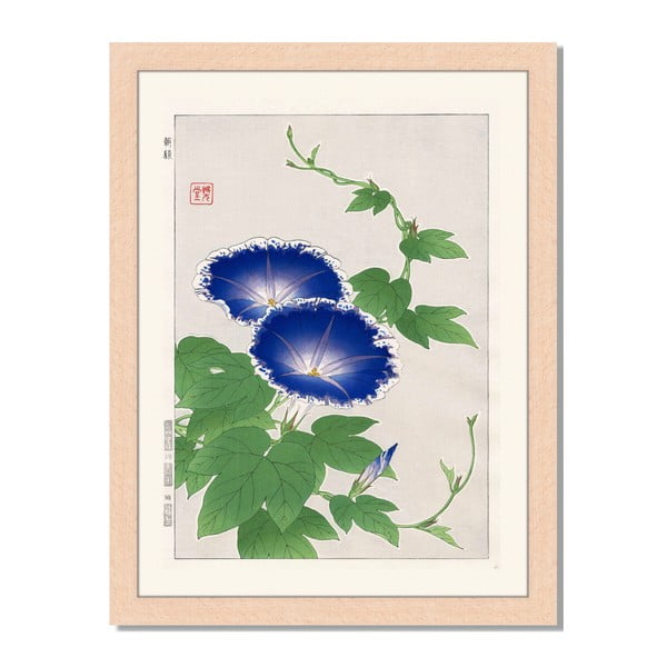 Obraz v rámu Liv Corday Asian Flower Beauty, 30 x 40 cm