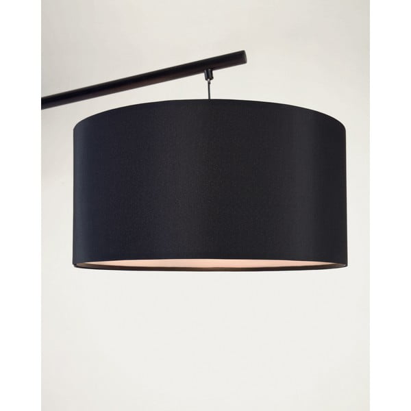 Černá stojací lampa s textilním stínidlem (výška 221,5 cm) Ciana – Kave Home-image-4