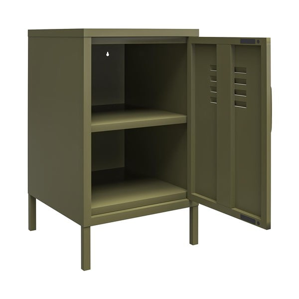 Khaki kovový noční stolek Bradford – Støraa-image-4