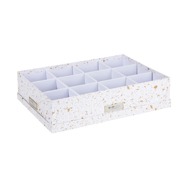 Krabice s přihrádkami ve zlato-bílé barvě Bigso Box of Sweden Jakob