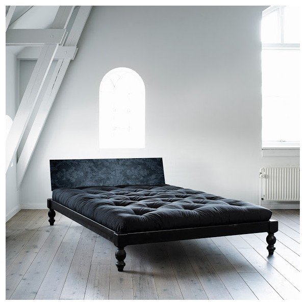 Postel Karup Rock-o Barok Black/Blue Flower