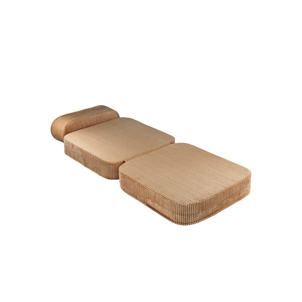 Hnědé manšestrové dětské křesílko Flip – Wigiwama-image-2