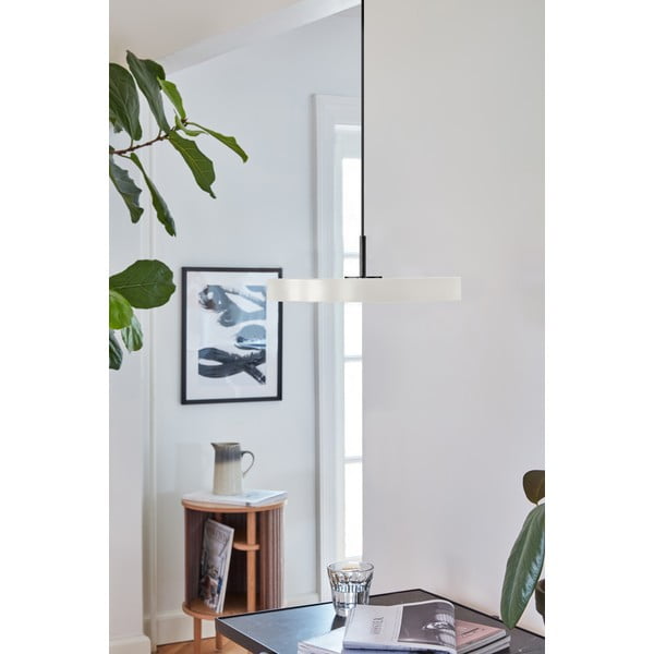 Krémové LED stmívatelné závěsné svítidlo s kovovým stínidlem ø 31 cm Asteria Plus Mini – UMAGE-image-1