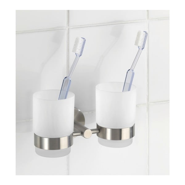 Nástěnné kelímky na zubní kartáčky Wenko Bosio-image-1