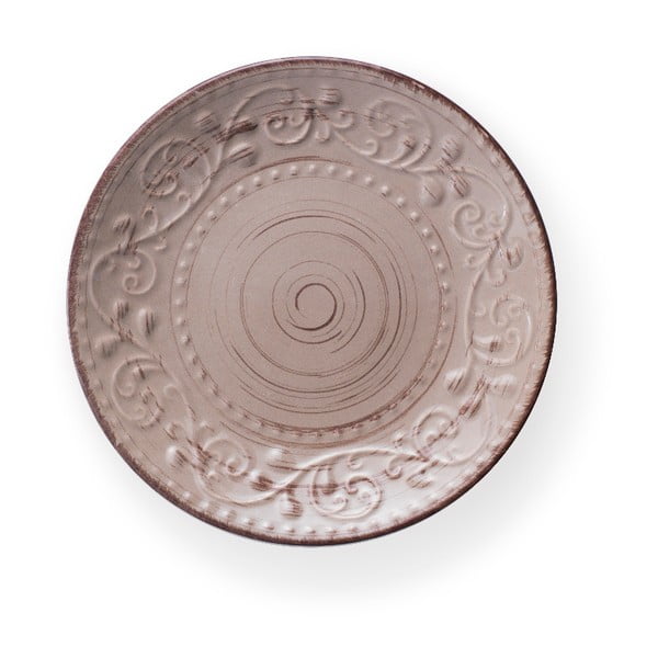 Hnědý dezertní  talíř z kameniny ø 21 cm Serendipity – Brandani