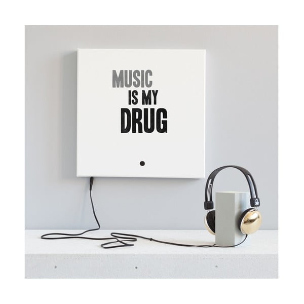 Obraz na plátně Music Is My Drug