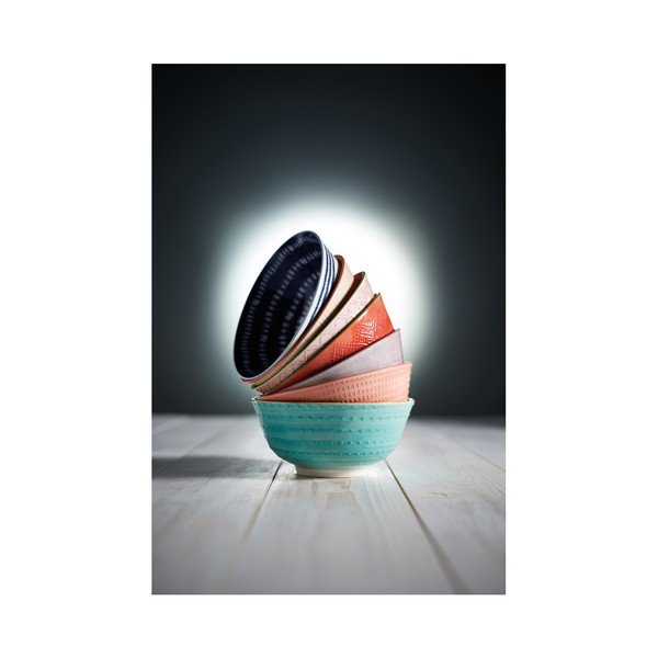 Kameninová miska Kitchen Craft Leafy Indigo, ⌀ 15,5 cm-image-3