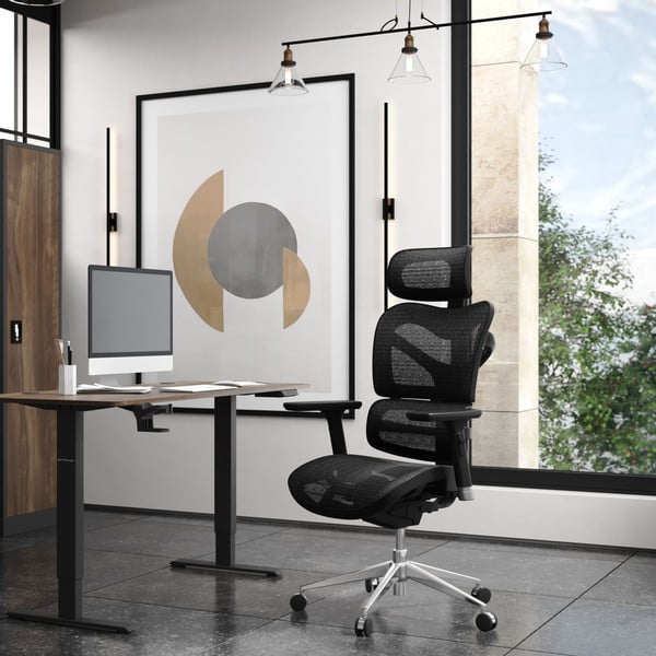 Černá kancelářská židle V-Commander – Diablo Chairs-image-1