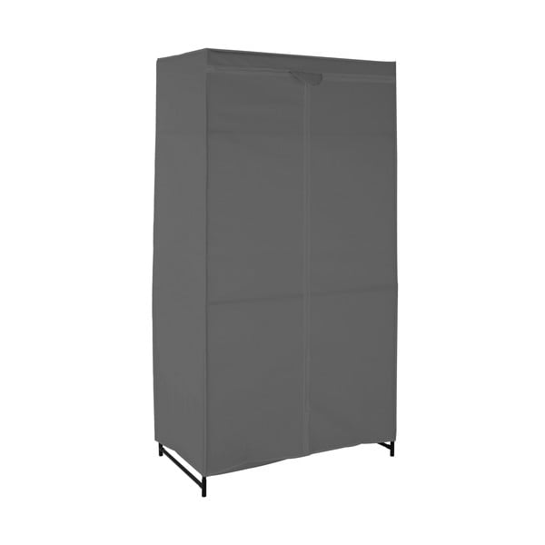 Šedá látková šatní skříň 90x160 cm Dara – Premier Housewares