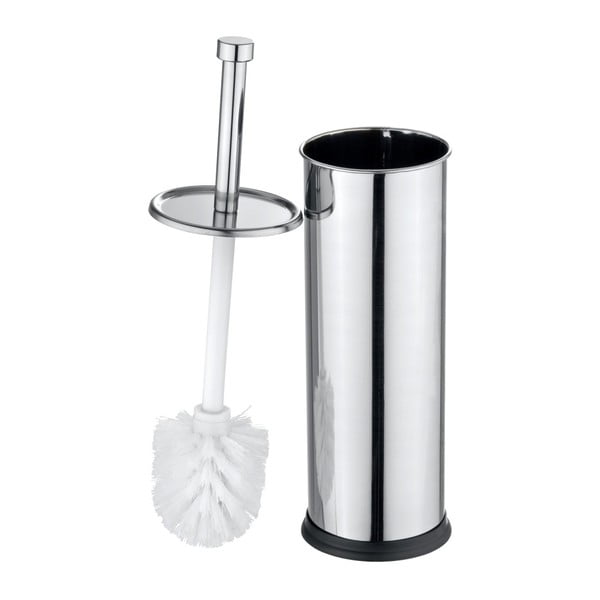 Toaletní kartáč ve stříbrné barvě Wenko Exclusive-image-1