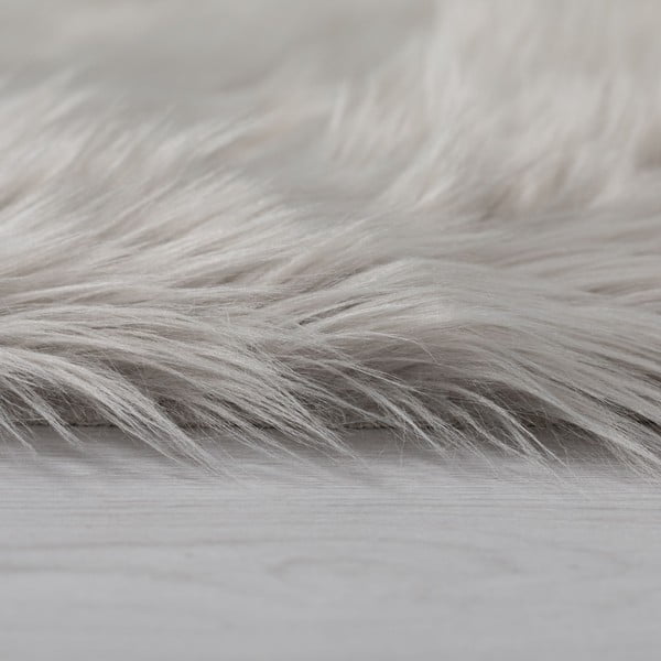 Šedý koberec Flair Rugs Sheepskin, ⌀ 120 cm-image-3