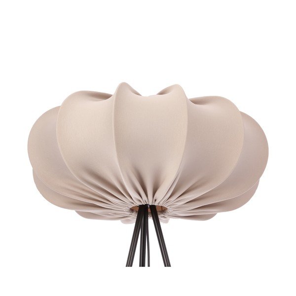 Béžová stojací lampa s textilním stínidlem (výška 147 cm) Cafee – Candellux Lighting-image-4
