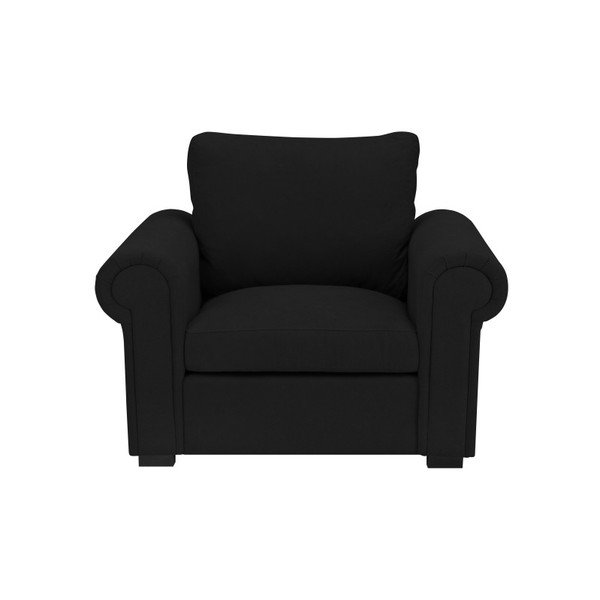 Černé křeslo Windsor & Co Sofas Hermes