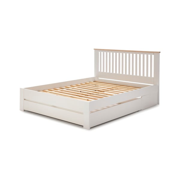 Bílá zásuvka pod postel Marckeric Enara, 137 x 147 cm-image-3