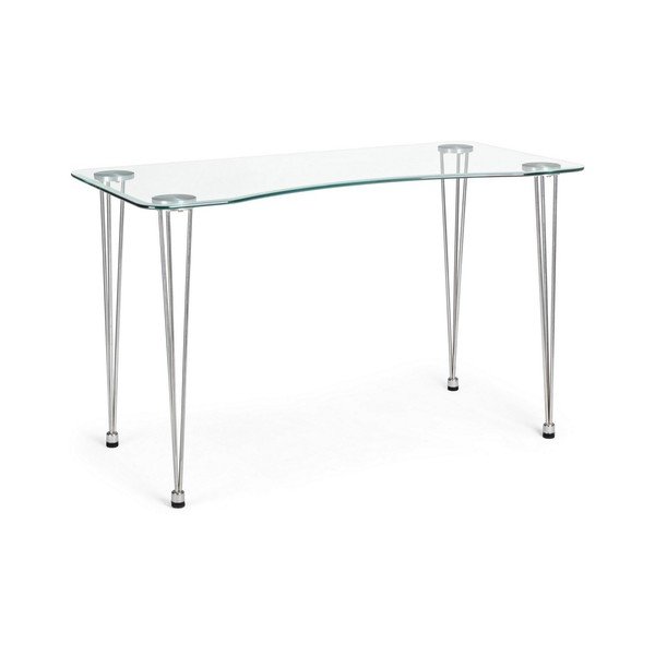 Pracovní stůl se skleněnou deskou 60x120 cm Rondo – Bizzotto