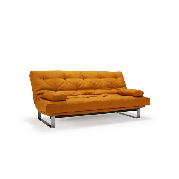 Oranžová rozkládací pohovka Innovation Minimum Elegant Elegance Burned Curry-image-1