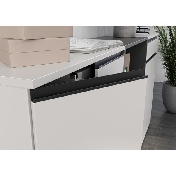 Krémová skříňka 81x120 cm Bedano – Germania-image-4