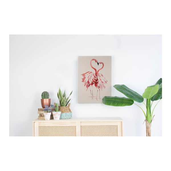 Obraz na plátně Surdic Flamingo, 40 x 60 cm-image-1