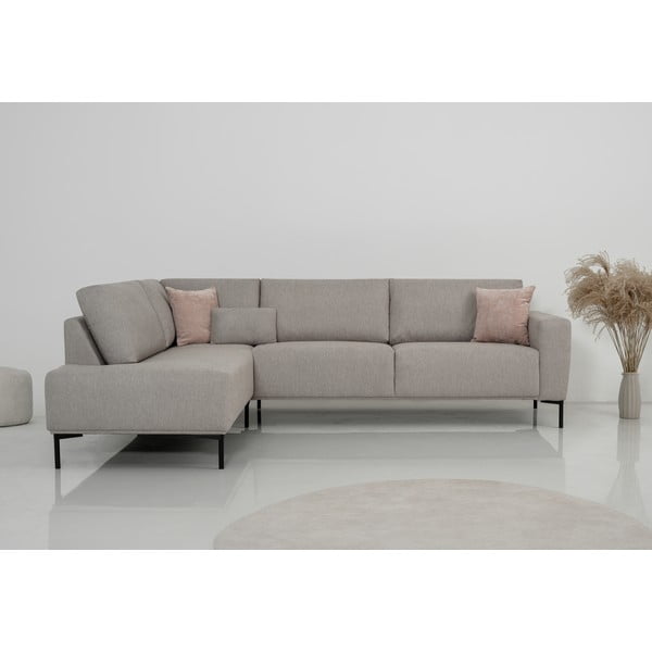 Béžová rohová pohovka (levý roh) Loosdrecht – Scandic-image-1