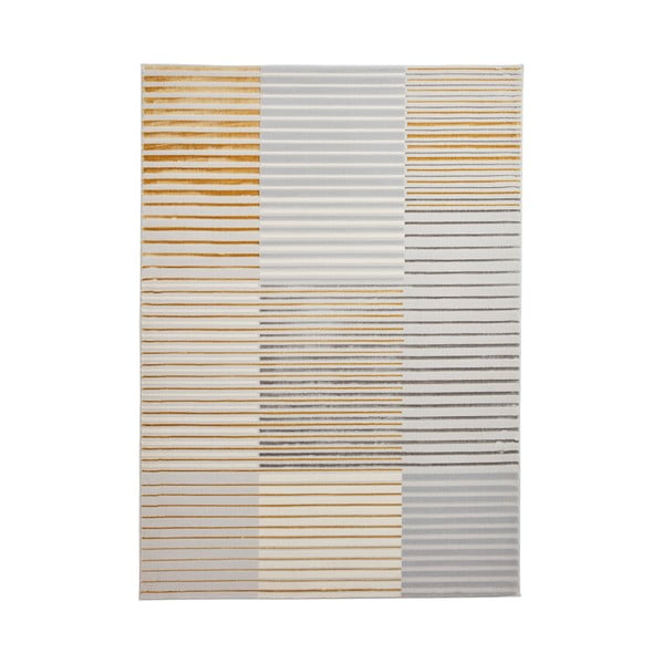 Koberec v šedo-zlaté barvě 170x120 cm Apollo – Think Rugs