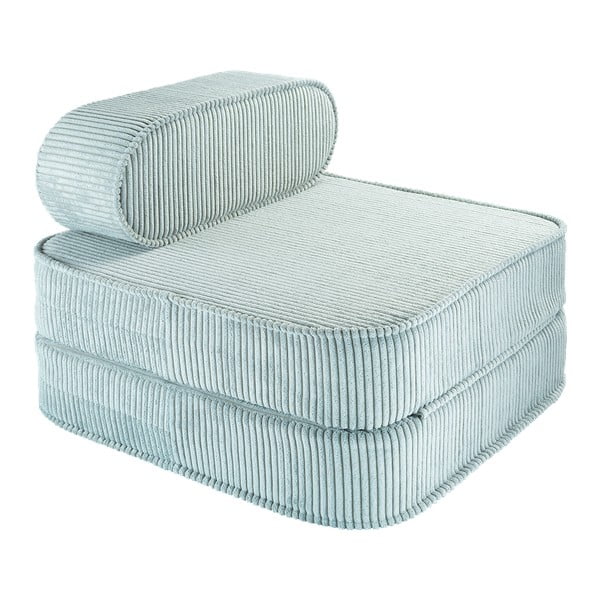 Manšestrové dětské křesílko v mentolové barvě Flip – Wigiwama