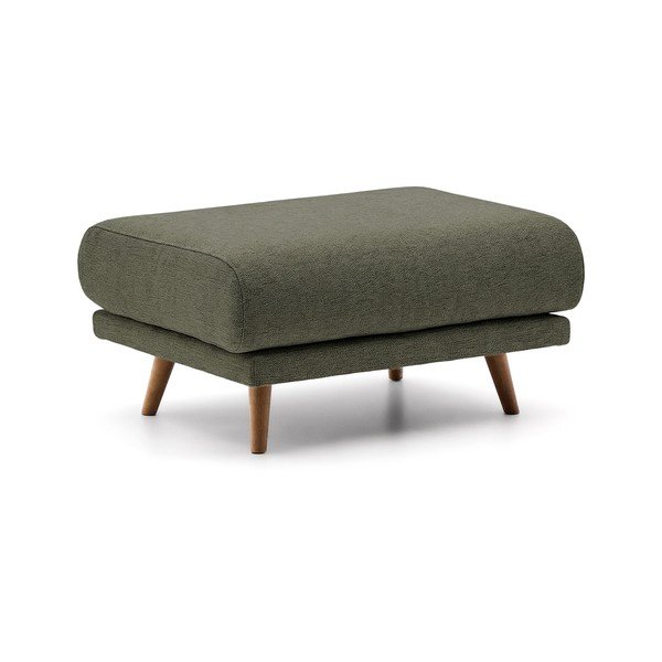 Zelená žinylková podnožka Karin – Kave Home-image-1