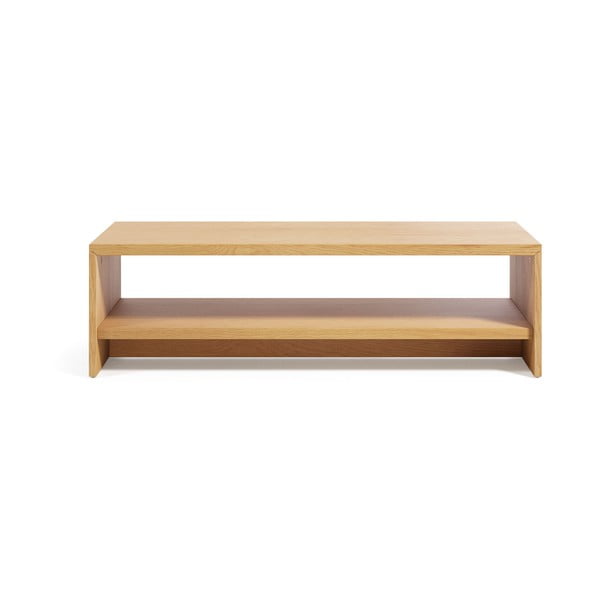 Konferenční stolek v dekoru dubu v přírodní barvě 60x120 cm Abilen – Kave Home-image-2