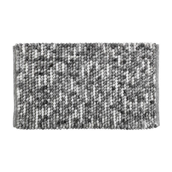 Šedá koupelnová předložka Wenko Smooth Grey, 90 x 60 cm-image-1