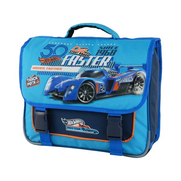 Modrá školní aktovka Bagtrotter Hot Wheels-image-2