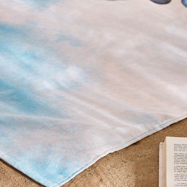 Modrá bavlněná plážová osuška 76x160 cm Octopus – Catherine Lansfield-image-2