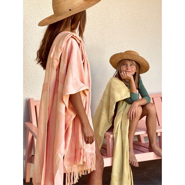 Růžová bavlněná plážová osuška Sunnylife Luxe, 160 x 90 cm-image-3