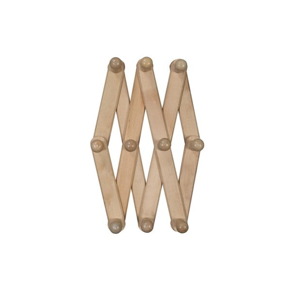 Nástěnný věšák z březového dřeva v přírodní barvě Levin – WOOOD-image-4