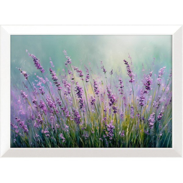 Tištěný obraz s rámem 75x56 cm Lavender – Styler