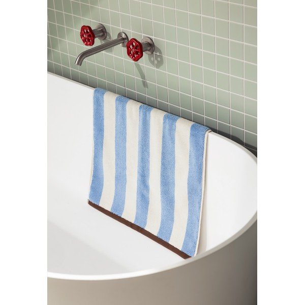 Modrá textilní koupelnová předložka 50x80 cm Gobo – noo.ma-image-1