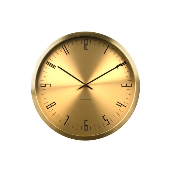 Zlaté hodiny Present Time Cased Index