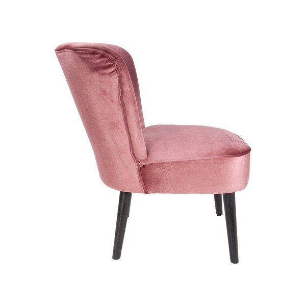 Růžová židle se sametovým potahem Leitmotiv Luxury-image-1