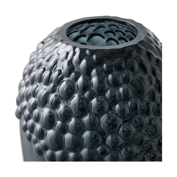 Tmavě šedá skleněná váza (výška 25 cm) – House Nordic-image-2