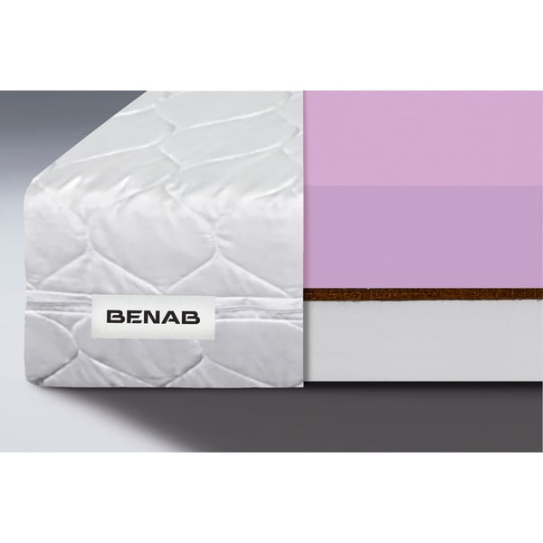 Tvrdá/středně tvrdá pěnová oboustranná dětská matrace 90x200 cm Coco Dreamer – BENAB-image-1