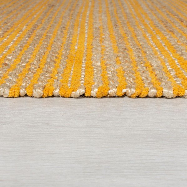 Žlutý jutový koberec Flair Rugs Equinox, 160 x 230 cm-image-3