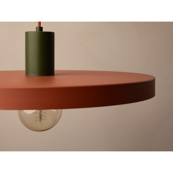 Kovové závěsné svítidlo v cihlové barvě ø 40 cm Ori – Micadoni -image-4