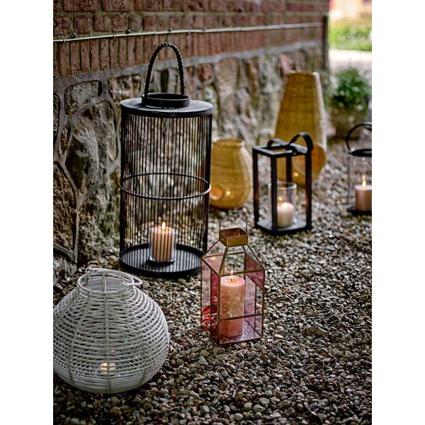 Skleněná lucerna (výška 34 cm) Drew – Bloomingville-image-1