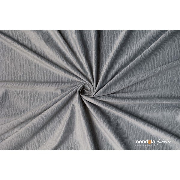 Šedý sametový závěs 140x260 cm Roma – Mendola Fabrics-image-1