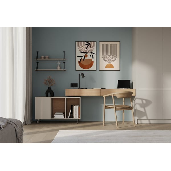 Černá stolní lampa s kovovým stínidlem (výška 35 cm) Veneto – GTV-image-1