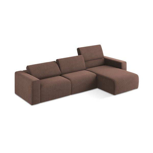 Růžová modulární rohová pohovka (pravý roh) Kalea – Makamii-image-1