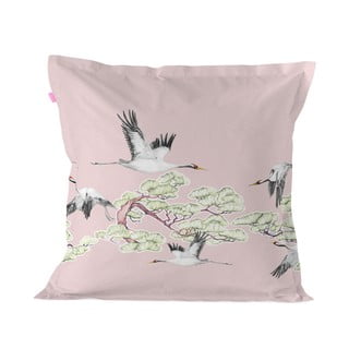 Bavlněný povlak na polštář Happy Friday Basic Cushion Cover Cranes, 60 x 60 cm