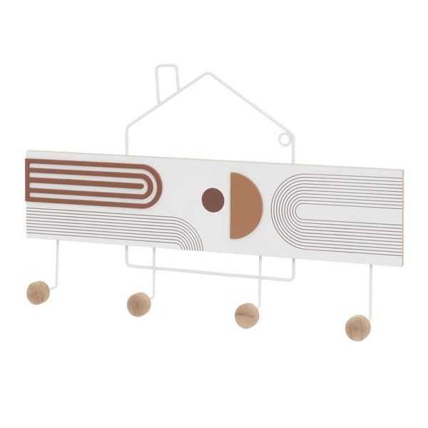 Bílý nástěnný věšák Arch – Casa Selección