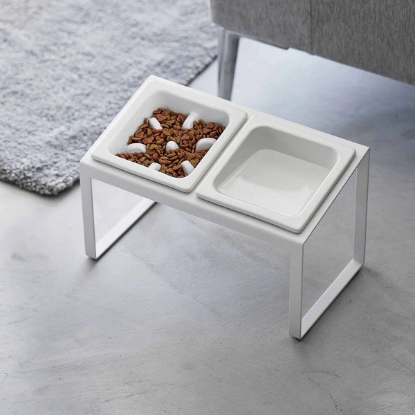 Keramický set misek s podstavcem pro domácího mazlíčka Nooks – YAMAZAKI-image-2