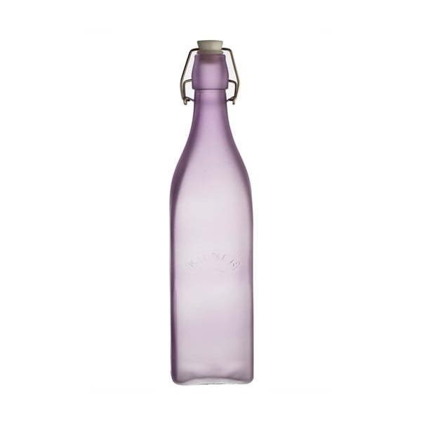 Mléčně fialová láhev s klipem Kilner, 1,0 l