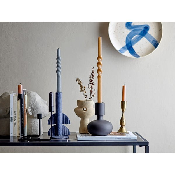 Béžová terakotová váza Bloomingville Ngoie, výška 17 cm-image-1